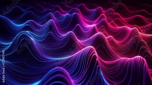 Wallpaper Mural Vibrant Abstract Sound Wave Motion Background Torontodigital.ca