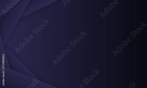 Abstract dark polygon background with modern gradient style