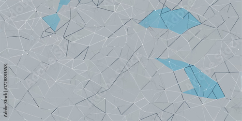 Gray vintage crumpled paper texture surface pattern with light blue grunge ice backdrop