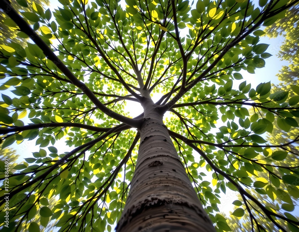 Fototapeta premium Looking Through Lush Tree Canopy