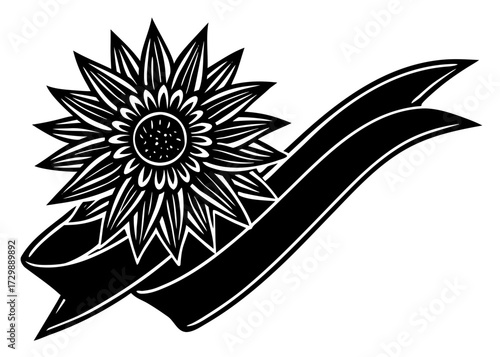 Breast Cancer Awareness Ribbon Silhouette, Pink Support SVG, PNG