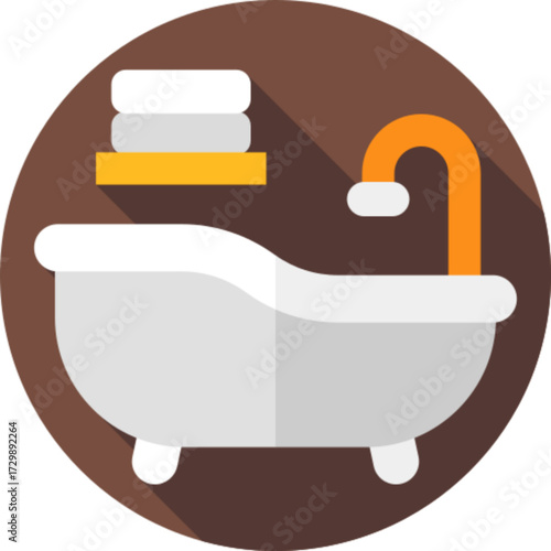 Bathtub Relax Icon
