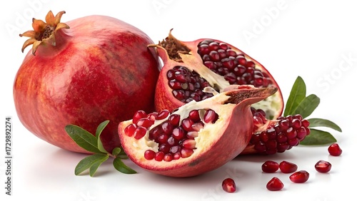 Fresh and Juicy Pomegranate Fruit
