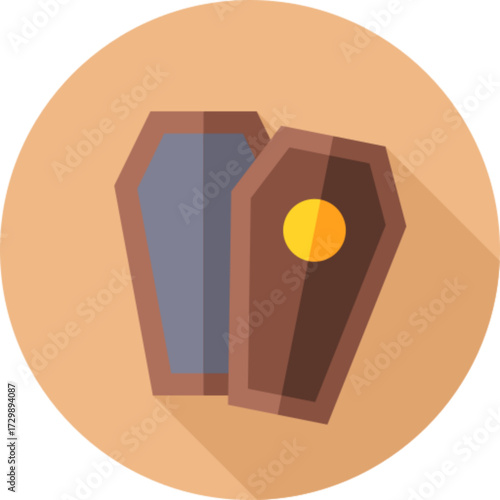 Coffin Burial Icon