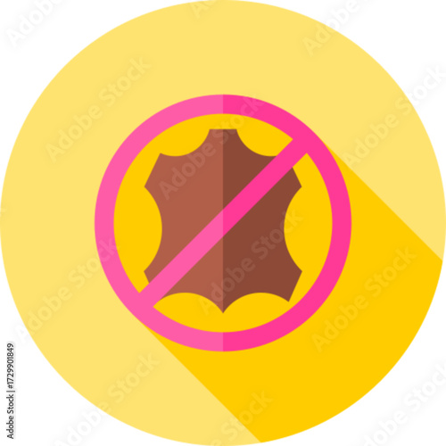 No Leather Icon