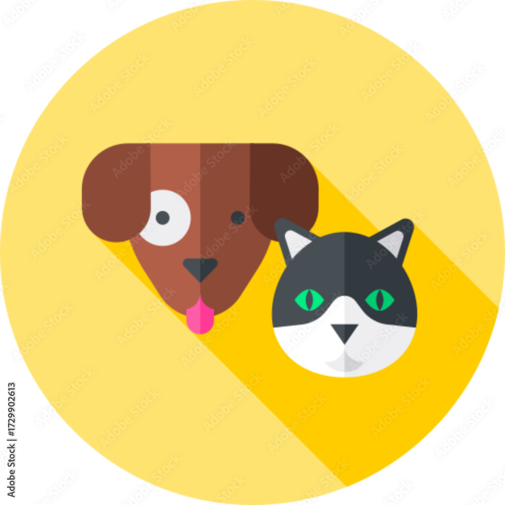 Fototapeta premium Pets Animal Icon