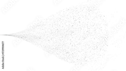 Sprayed black line .Speckled texture effect .Graffiti art design . Noise dispersion logo. Spray effect .Grunge, grainy, gritty texture. Distressed element .Water spray. vector .Line with grainy effect