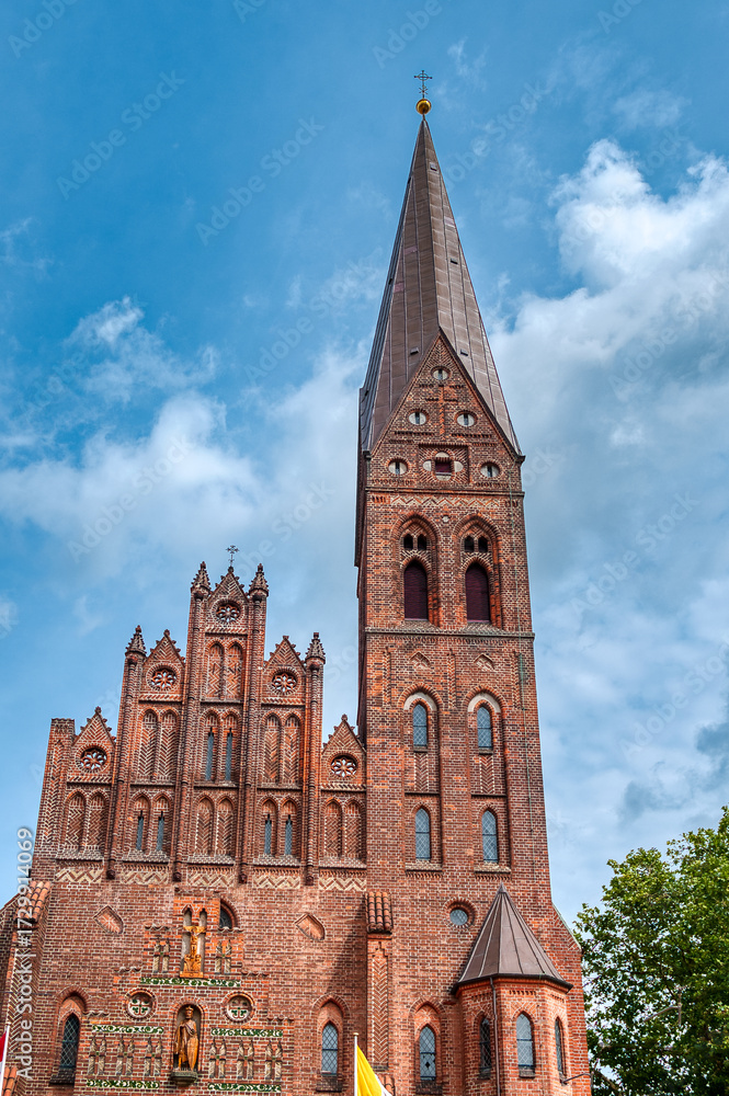 Fototapeta premium Odense is the third largest city in Denmark, after Copenhagen and Aarhus.