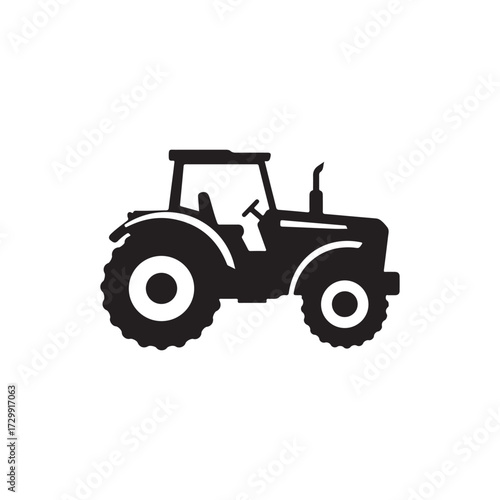 tractor icon or logo isolated sign symbol vector illustration - high quality black style vector icons 
