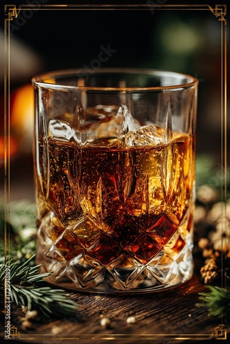 Spirits, liqueurs, distillates, whiskey, and more. Banner featuring a drink.