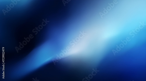 Black dark blue navy indigo sky blue white abstract background. Color gradient ombre blend. Smooth blur fade. Soft glow light flash. Cool tone shimmer. Subtle noise grain mesh digital texture.