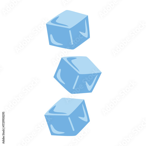Stack of Ice Cubes