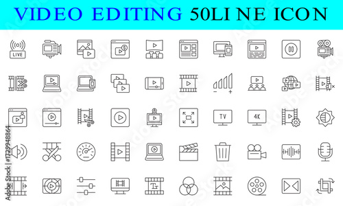 Video Editing and Movie Making - Icons