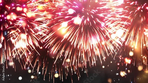 fireworks. new year eve. christmas eve. fireworks on the beach. fireworks in the night sky