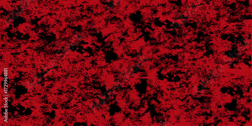 Grungy red wall texture with a dark vintage pattern design. Dark red slate background toned classic color. old red color wall background texture. dirty rustic fire red texture. Old grunge textures art