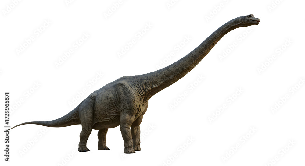 Obraz premium Brachiosaurus Isolated on Transparent Background