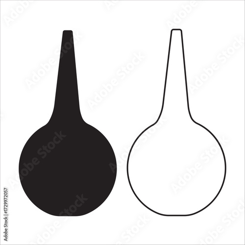 Rubber suction laboratory equipment
