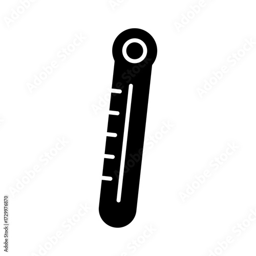 thermometer glyph icon