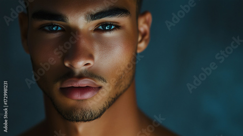 A Cinematic Studio Portrait of a Handsome man 