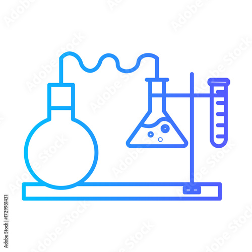 Laboratory Bench gradient icon