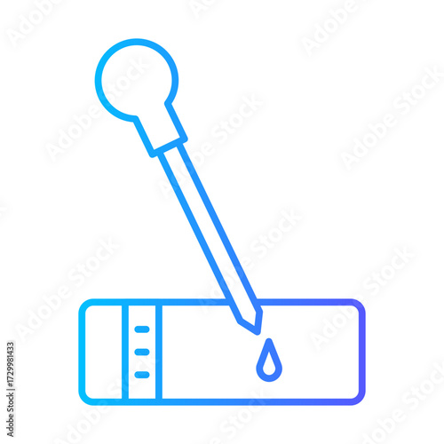 microscope slides gradient icon