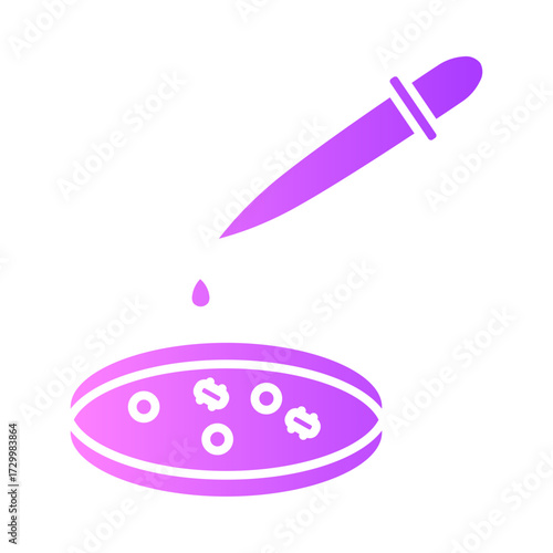 bacteria gradient icon