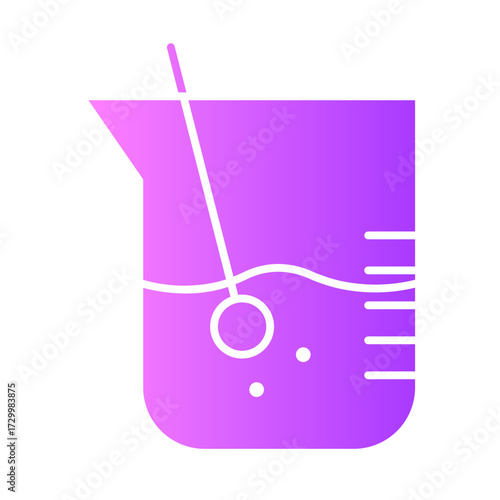 beaker gradient icon