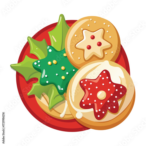 Christmas gingerbread and holiday cookies