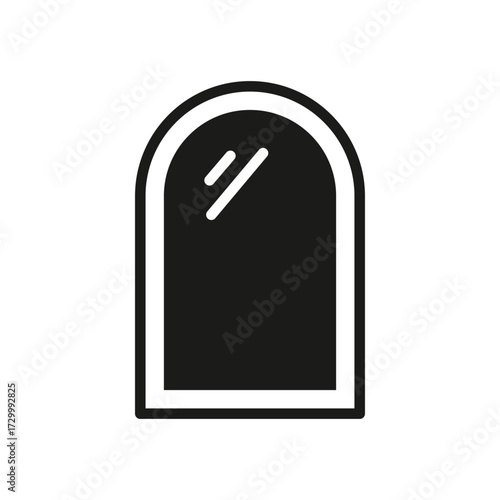 mirror icon vector design template