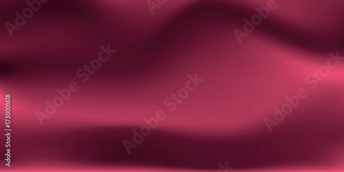 Silk pink background. Abstract vector pattern with copy space. Liquid wave texture, smooth drapery wallpaper. Wedding fabric, satin. Wavy design for banner, card, postcard, backdrop.
