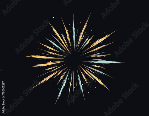 Transparent Fireworks Element. Sparkles Star. Radiance flash rays