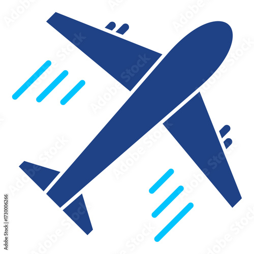 Airplane Simple Vector Icon Collection