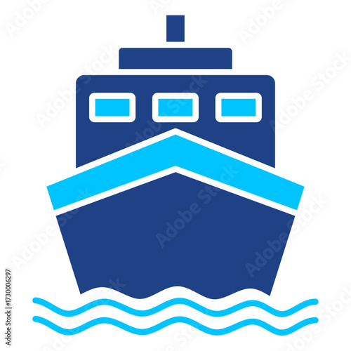 Ship Simple Vector Icon Collection