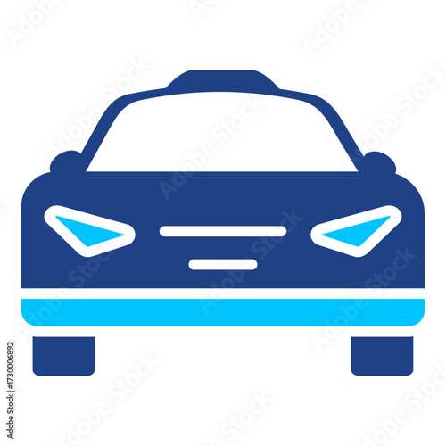 Taxi Simple Vector Icon Collection