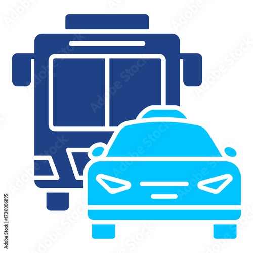 Vehicles Simple Vector Icon Collection