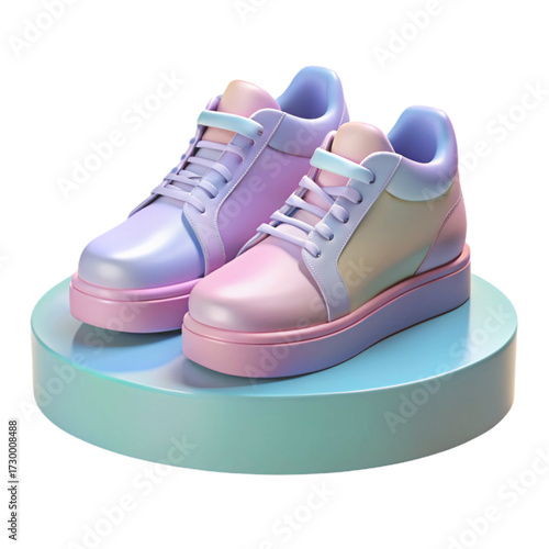 baby shoes isolated on white background