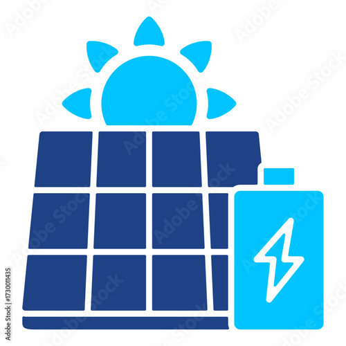 Solar Energy Simple Vector Icon Collection