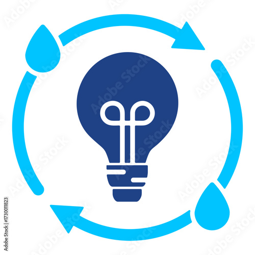 Clean Energy Simple Vector Icon Collection