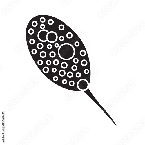 Phacus Protozoa glyph icon 