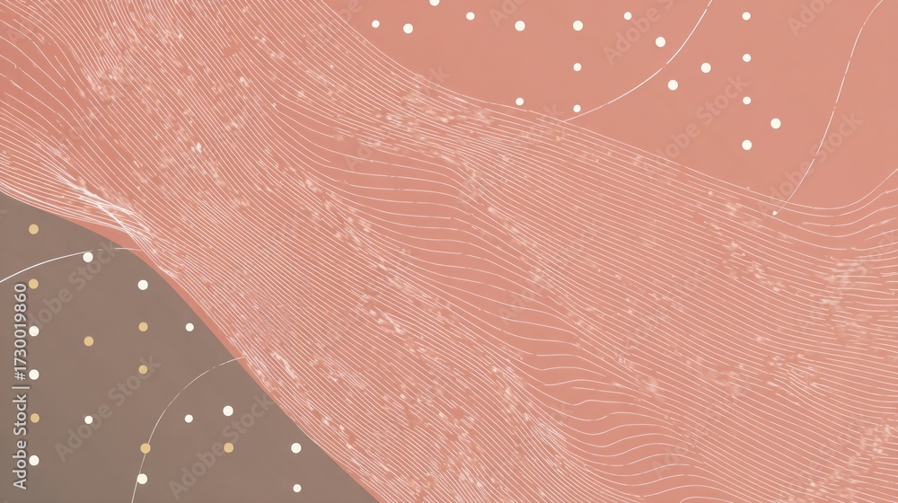 Fototapeta premium Illustrated subtle pattern background with lines and dots, modern corporate style.