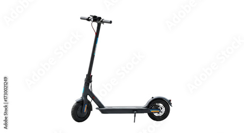 Modern electric scooter isolated on transparent background for urban transportation solution