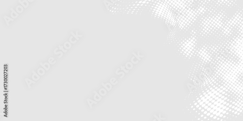Grunge white gray wave light technology texture background. Abstract big data digital  art