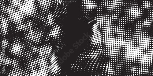 Expert white gray wave light technology texture background. Abstract big data digital texture