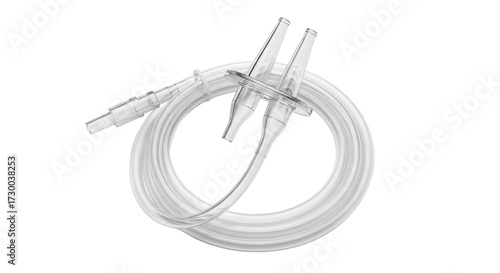 Nasal Oxygen Cannula Transparent Medical Device