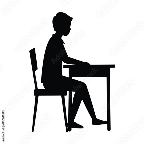 man sitting on chair