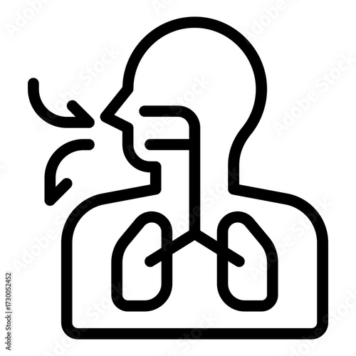Person breathing deeply with closed eyes.