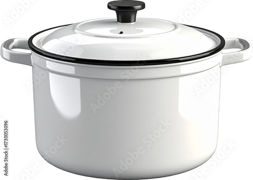 Pot 3D PNG Transparent Background (Isolated on White Background)