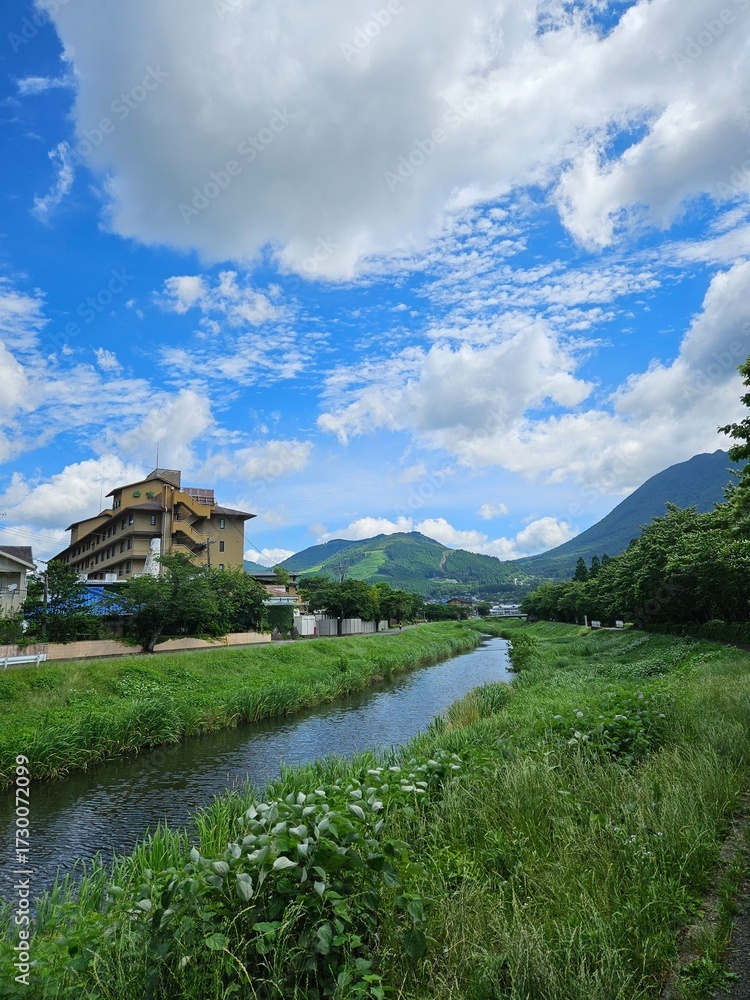 Fototapeta premium mountain landscape with lake