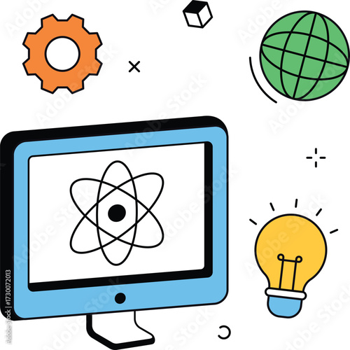 Innovation Science Monitor Illustration