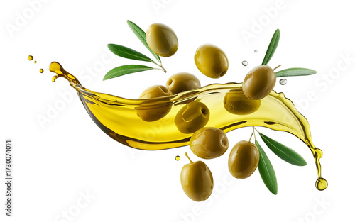 olive branch with olives